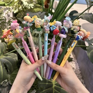 Dimoo新款萌粒笔高颜值中性笔手工DIY礼物创意自用送人超可爱