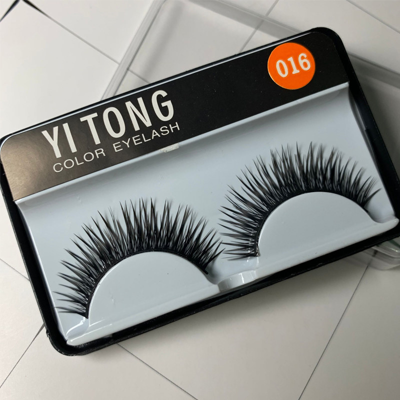 YI TONG 016一对装睫毛#舞台妆浓密交叉浓密长款#数量30对可包邮