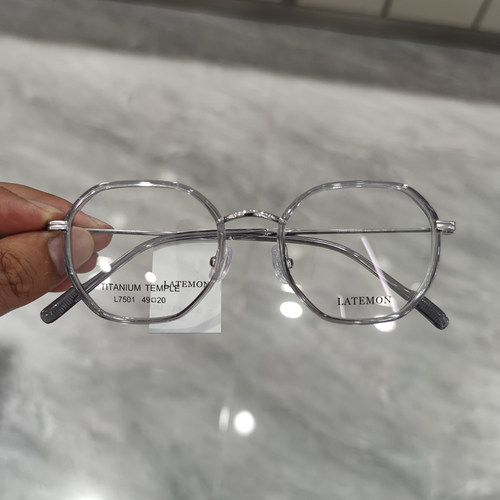 浪特梦眼镜框超轻钛架眼镜架可配