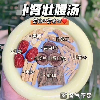 调理煲汤料备孕喝巴戟杜仲鹿茸