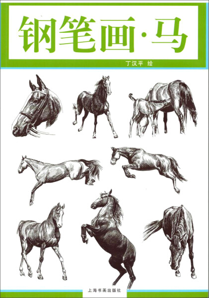 钢笔画:马