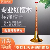 唢呐乐器全套高档红檀木专业精品入门降b调初学者D调成人儿童八孔