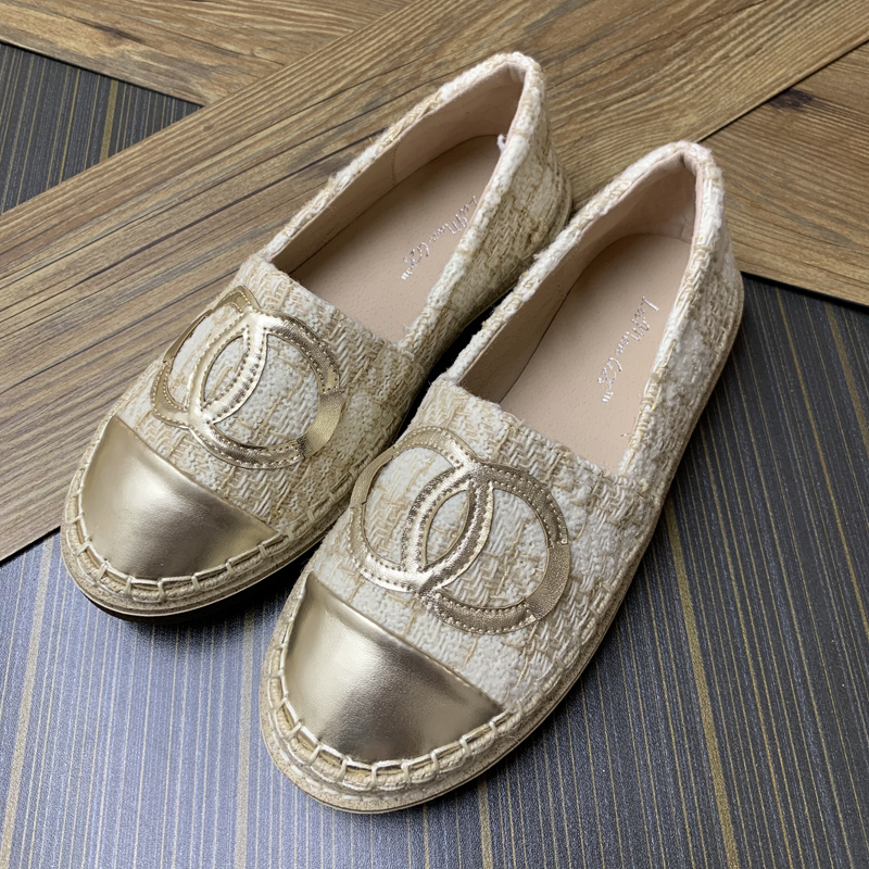 渔夫鞋小香风软底一脚蹬乐福鞋