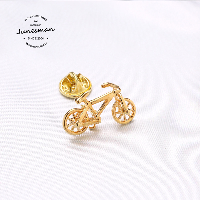 自由骑行!六月男人 篙级西装胸针男士领针毛衣针 自行车 礼盒装
