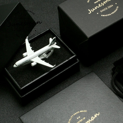 商务机长领带夹男士飞机