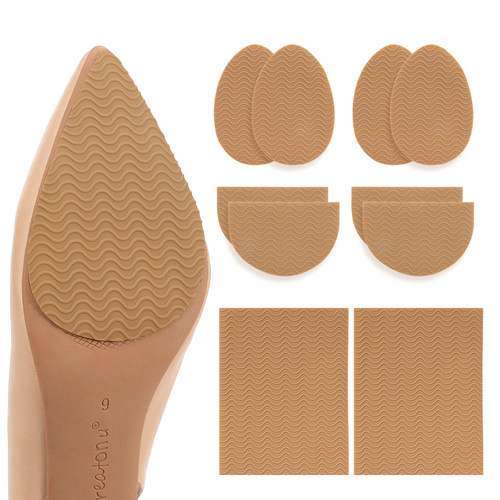 高跟鞋鞋底贴橡胶前掌防磨贴后跟防滑贴皮鞋鞋底保护贴自粘耐磨