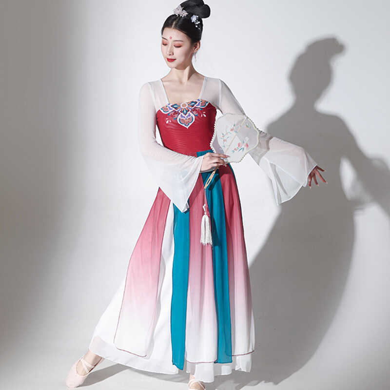汉唐舞蹈服古典舞舞蹈服女古风