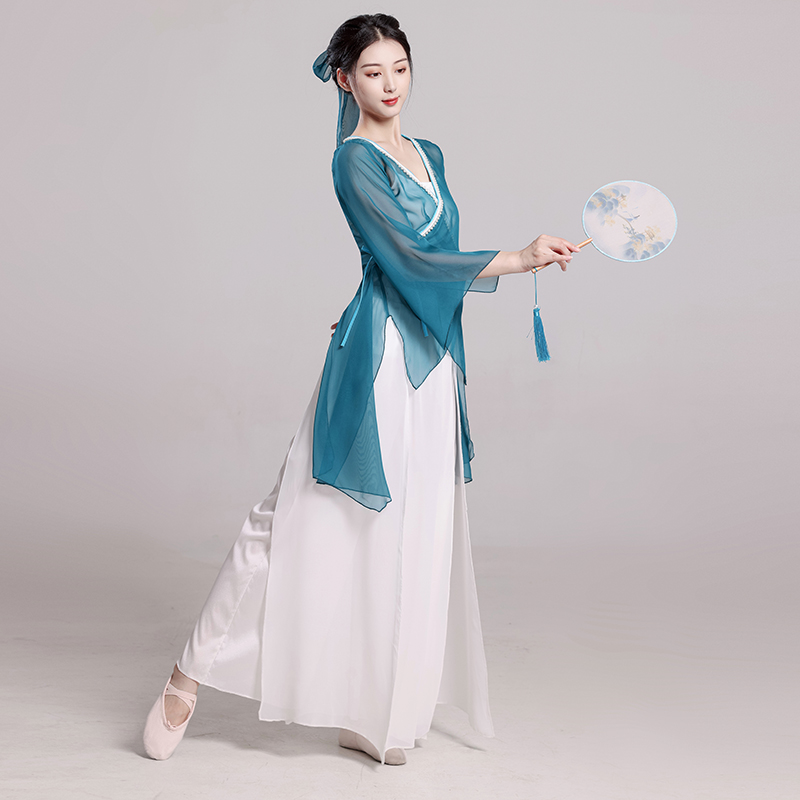 古典舞蹈服女飘逸古风练功服