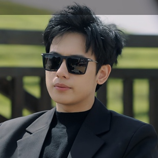 长方形潮男墨镜痞帅小框小脸防紫外线素颜眼镜韩版网红社会太阳镜