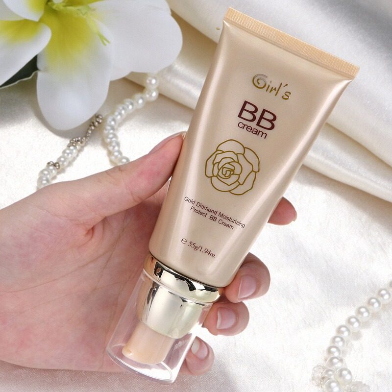 Girl's德国女孩金钻透亮BB霜55g粉底裸妆亮肤色定妆不掉脱化妆品