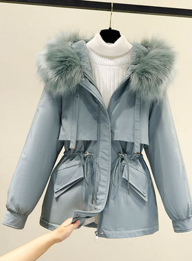 加厚棉袄冬Winter women coats Warm thick Parkas short jacket