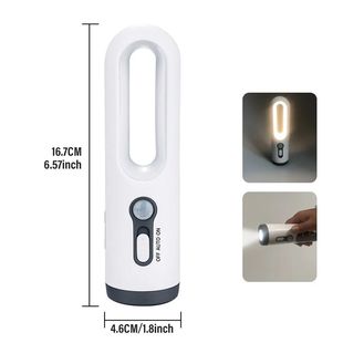 Motion Night Flashlight wit LED Light Sensor Portable