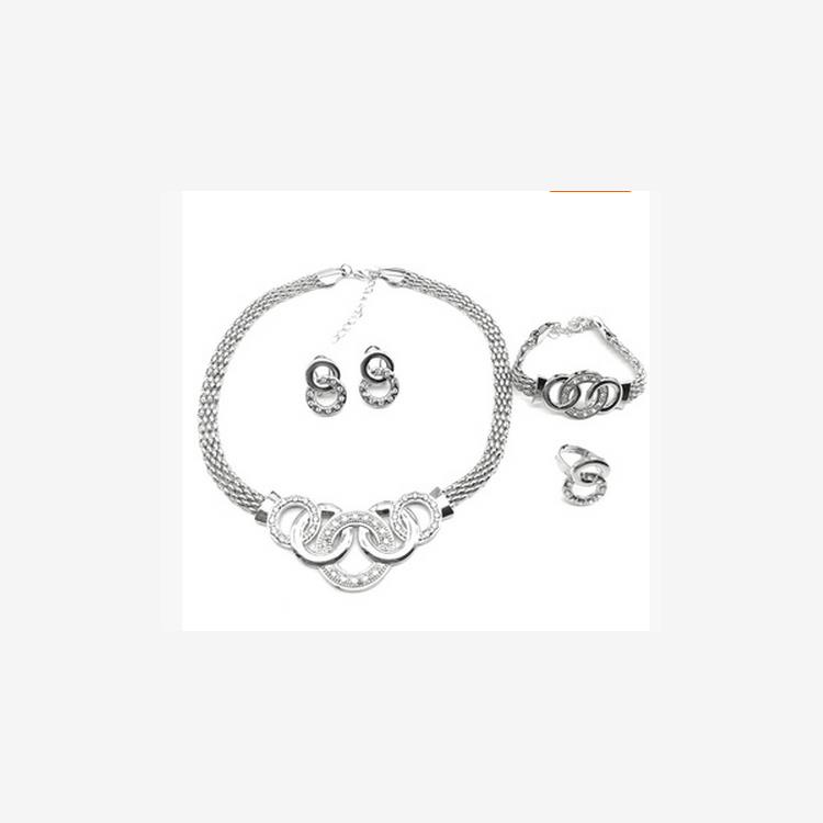 欧美时尚套链jewelry necklacess sets earringss women bracelet