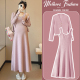 两件套 宽松温柔风背心吊带裙开衫 孕妇连衣裙粉色套装 春秋2026新款