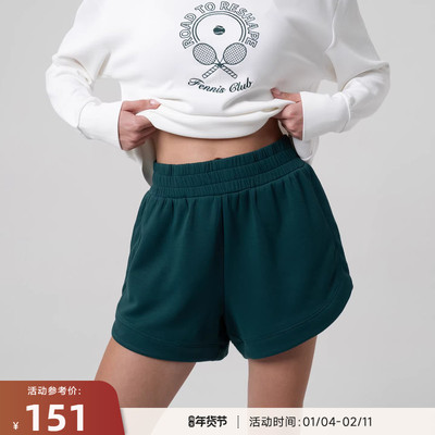 RESHAPE/重塑之路 侧袋软糯宽松垂坠运动短裤Relaxation