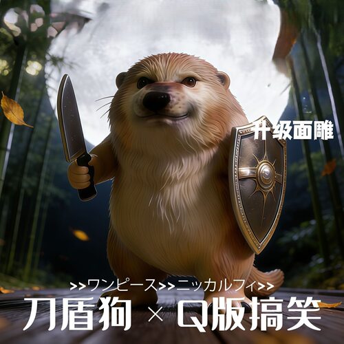 我的刀盾Q版可爱GK手办现货