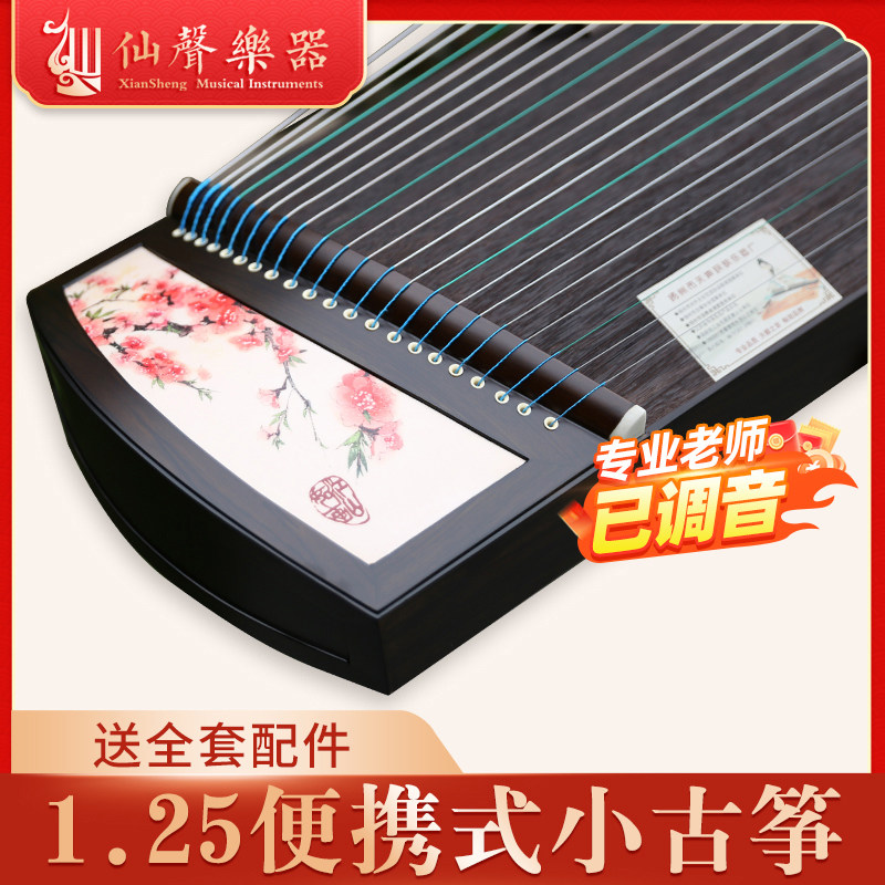 迷你小古筝半筝专业演奏儿童便携式初学者练习考级实木扬州