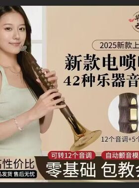 华夏之韵电唢呐2025新款电唢呐乐器演奏初学者专业成人唢呐通用