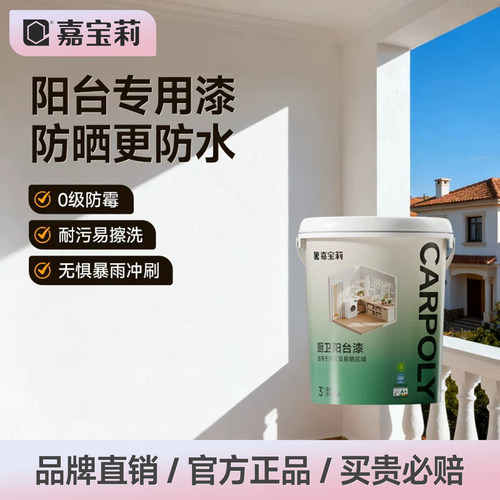 厨房卫生间阳台专用防水乳胶漆