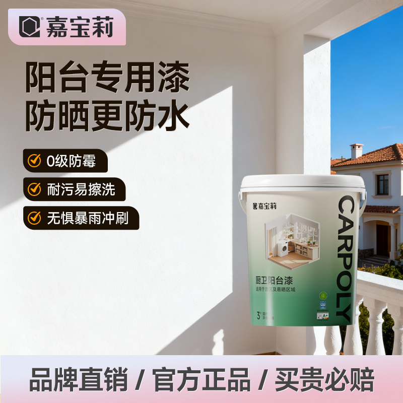 厨房卫生间阳台专用防水乳胶漆