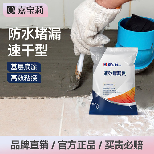 嘉宝莉速效堵漏灵水泥地漏填缝剂