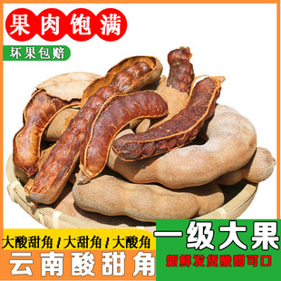 5斤酸角云南特产酸甜角干云南小零食泰国版纳罗望带壳休闲大甜角