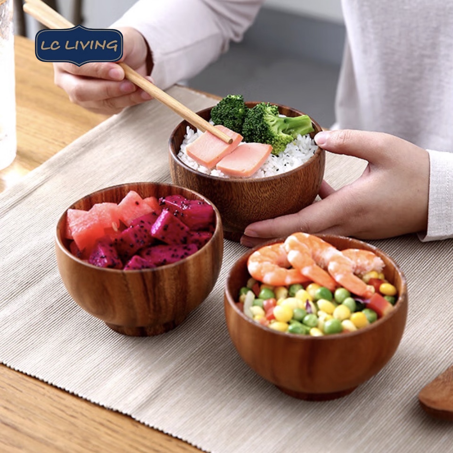 泰国进口，无漆蜡饭碗，隔热防烫