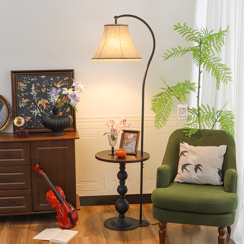 新款美式复古高颜值设计师落地灯