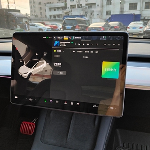 适用特斯拉Model3/Y中控贴膜钢化膜modelS/X导航屏幕膜改装配件