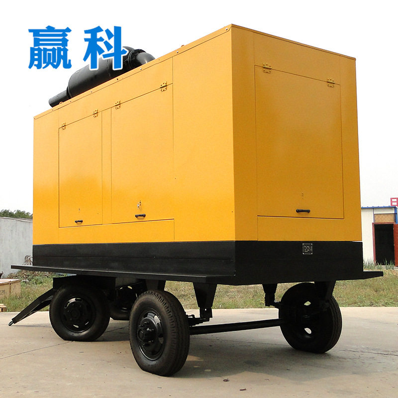 500kw移动电站 可移动拖车式发电机组柴油发电机设备