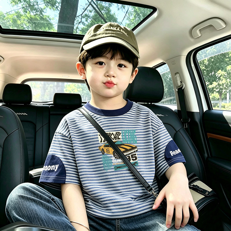 【反季清仓】童装男童短袖夏季儿童帅气夏装中大童薄款男孩潮酷T