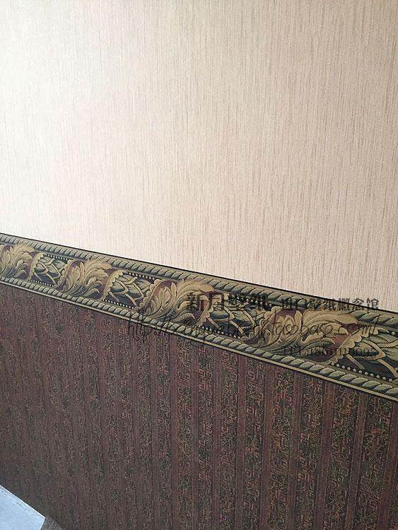 清仓尾货美国进口wallquest纯纸莨苕叶腰线顶线乡村田园壁纸墙纸