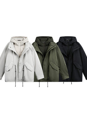 SEVENNOS 三合一连帽冲锋衣羽绒服 9066