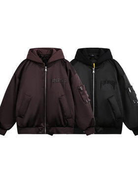 SEVENNOS-连帽刺绣高品质羽绒服-9133