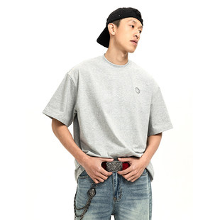 复古2026年春夏新款 短衫 休闲短袖 百搭男女同款 上衣潮 T恤时尚 美式