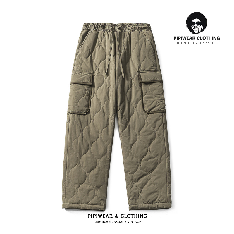 加厚保暖防水御寒工装棉裤