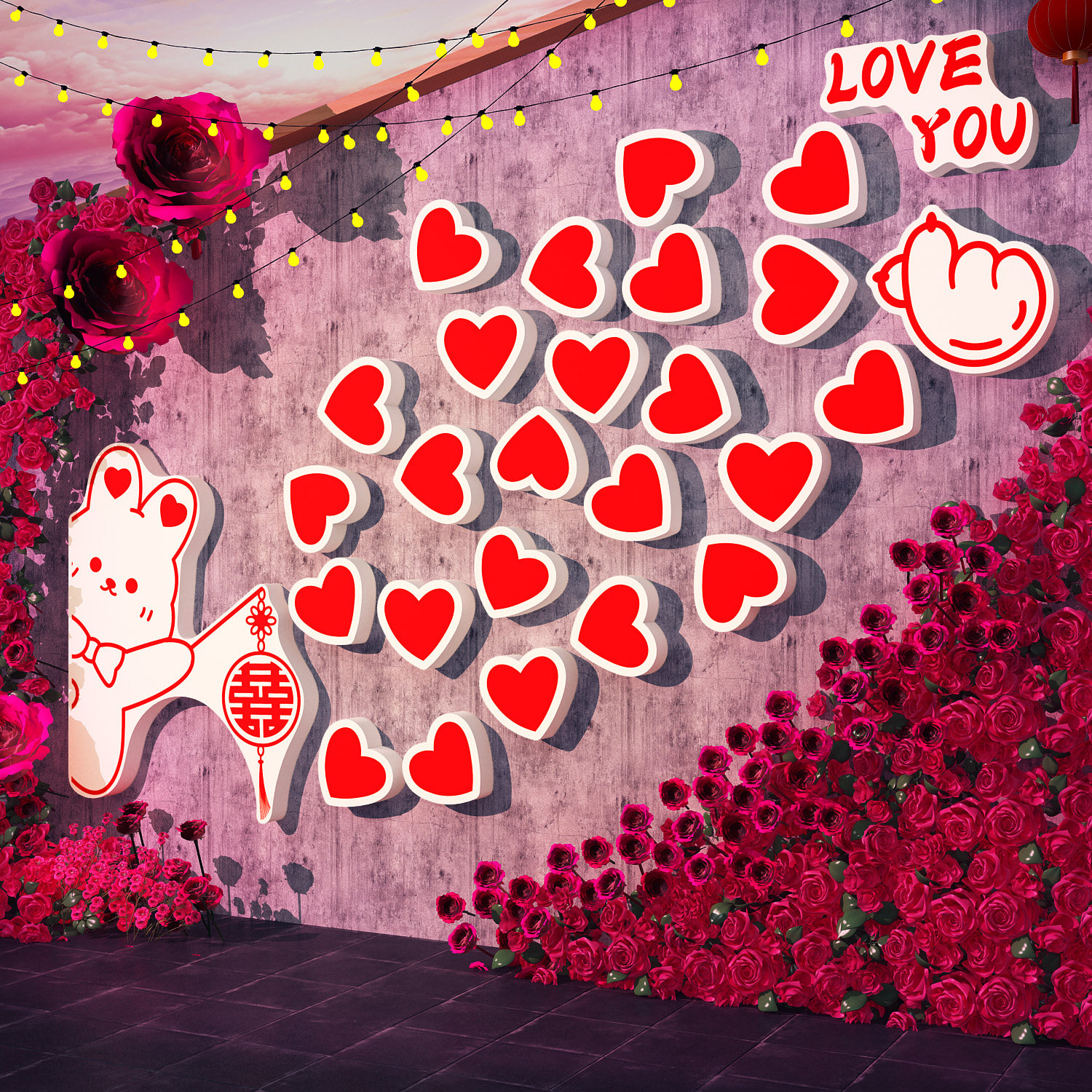 婚介所墙面装饰氛围庆公司墙贴画标语红娘形象前台背景墙打卡网红,家居饰品,软装墙贴,淘宝优惠券,粉丝福利购,淘宝优惠卷