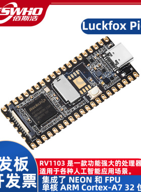 Luckfox Pico RV1103微型Linux AI开发板集成Cortex-A7 RISC-V