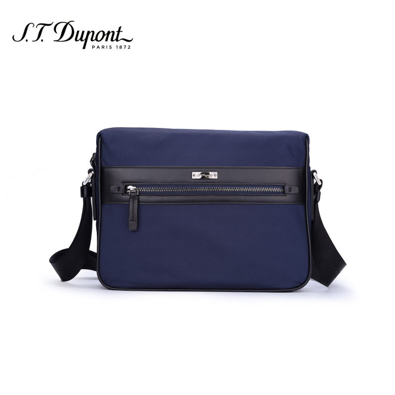 S.T. Dupont/都彭都彭简约布艺风公事包 新品单肩斜挎包3106-2496
