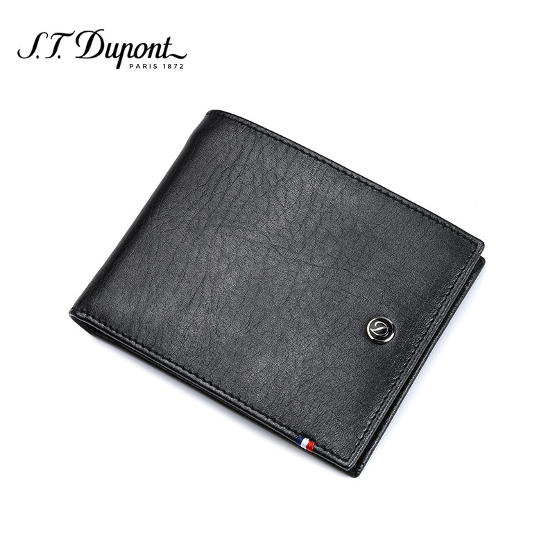 S．T．Dupont/都彭新品纯黑休闲钱包180200C