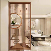 新中式 入户玄关家用进门遮挡现代简约 实木屏风隔断客厅2025年新款