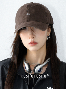 TUshu/四季可戴～韩系ins百搭鸭舌帽子显脸小棒球帽素颜没洗头帽