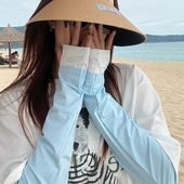 防晒护手臂护袖 TUshu 套韩版 宽松百搭户外骑行开车冰袖 夏季 冰丝袖