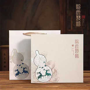 新款茶饼包装盒357克普洱饼茶礼盒空盒福鼎白茶古树茶收纳盒通用