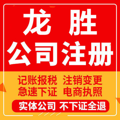 龙胜公司注册个体工商营业执照代办公司注销企业变更股权异常