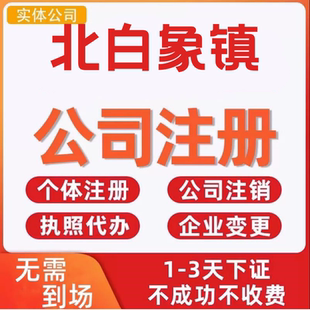 北白象镇公司注册个体工商营业执照代办公司注销企业变更股权异常