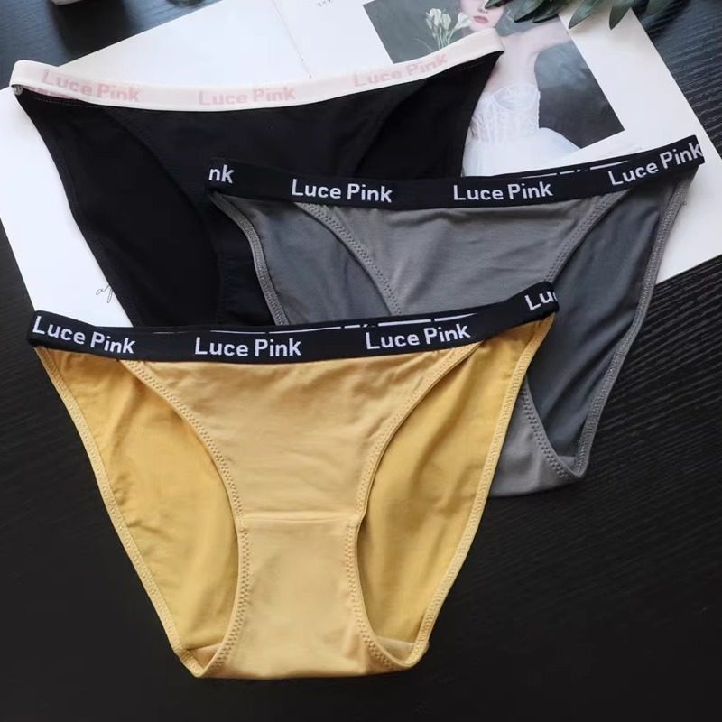 2025新款PINK腰带低腰三角裤运动风少女学生高开叉性感内裤女纯欲