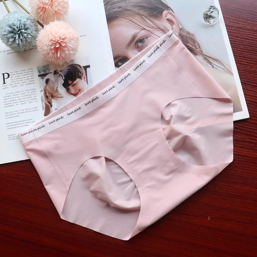 2025新款无痕面膜内裤女生纯棉超薄款冰丝速干女士中腰三角短裤头