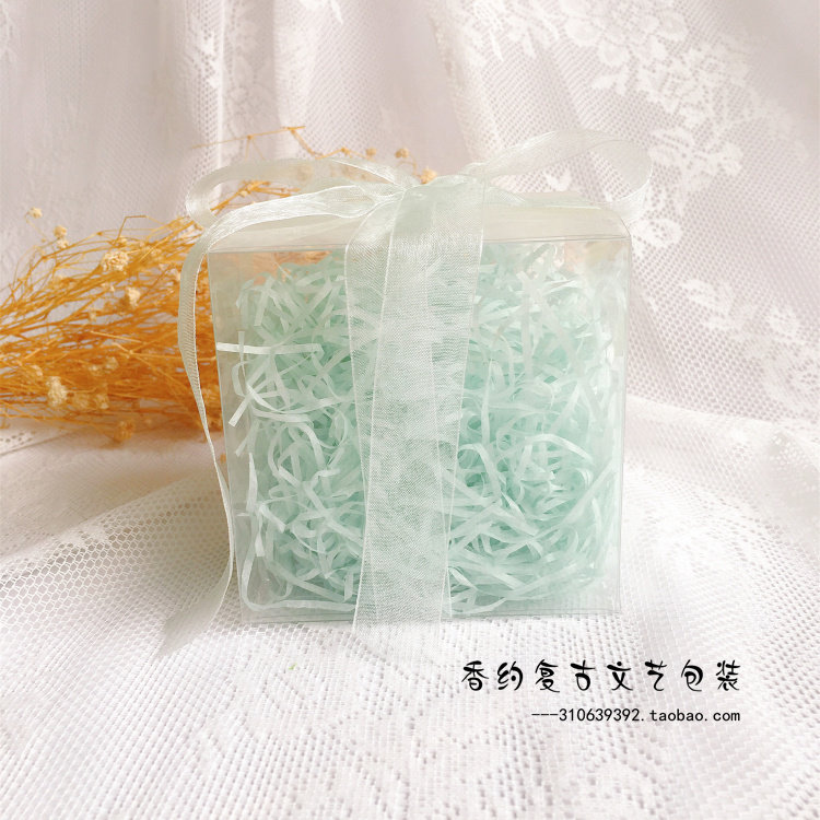 PVC粉色蒂芙尼蓝简约风包装盒