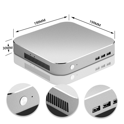 全铝型材迷你电脑小机箱外壳铝合金mini工控电源箱体盒子定制加工